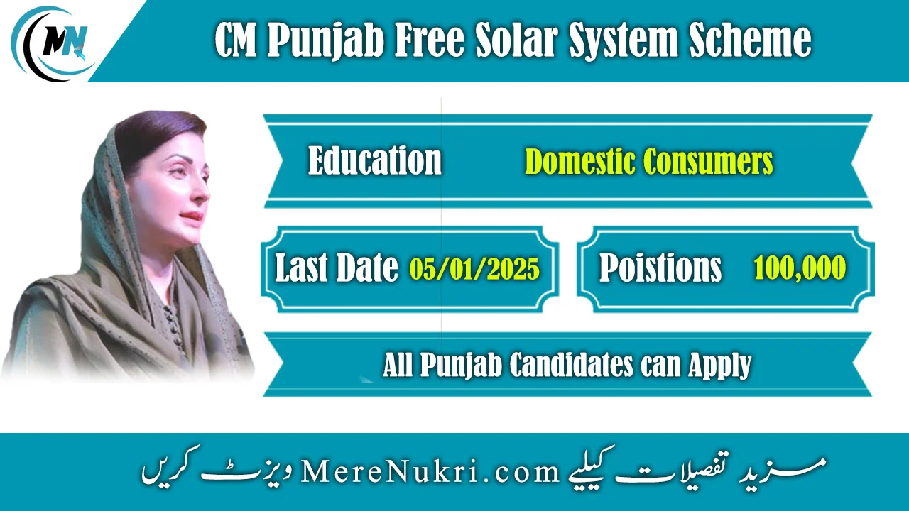 CM Punjab Free Solar System Scheme