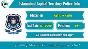 Islamabad Capital Territory Police Jobs