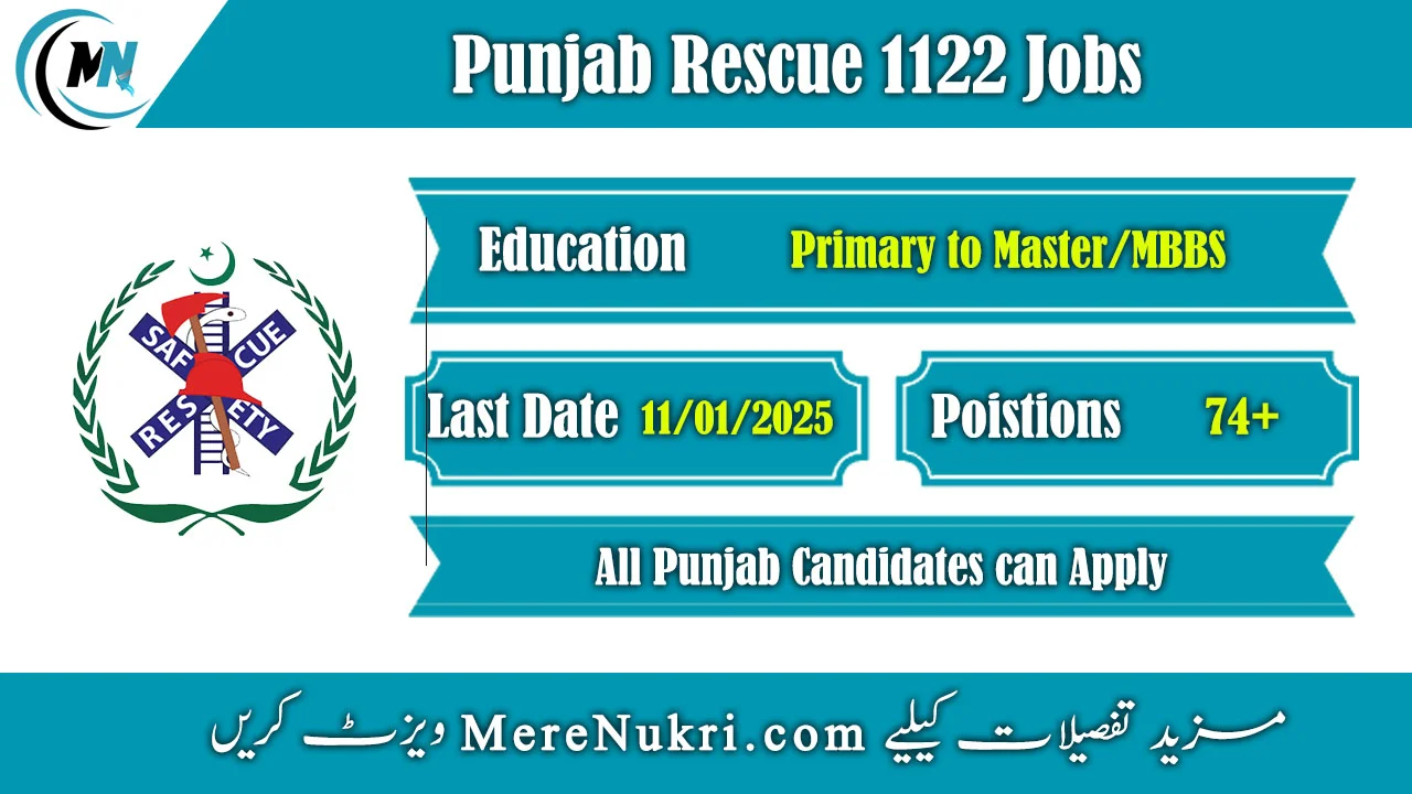 Punjab Rescue 1122 Jobs