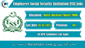 Employees Social Security Institution ESSI Jobs