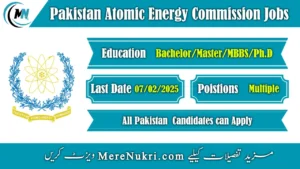 Pakistan Atomic Energy Commission Jobs