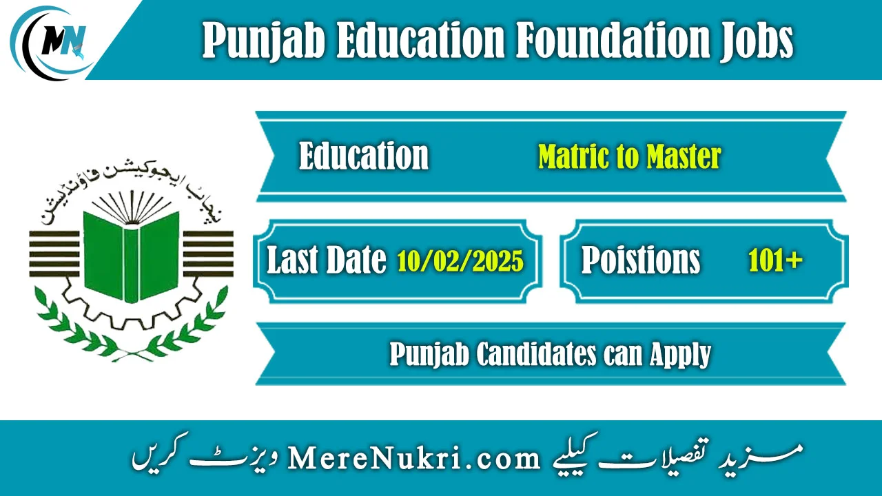 Punjab Education Foundation Jobs