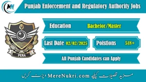 Punjab Enforcement and Regulatory Authority Jobs