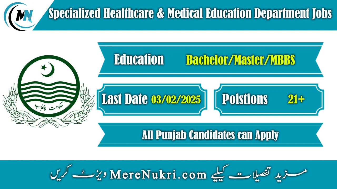 Specialized Healthcare and Medical Education Department Jobs