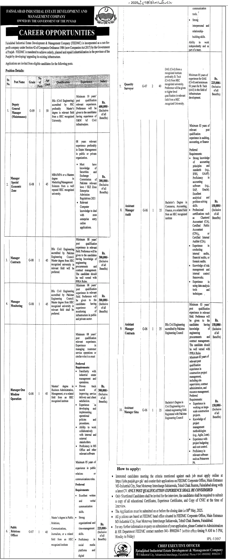 Faisalabad Industrial Estate Development and Management Company