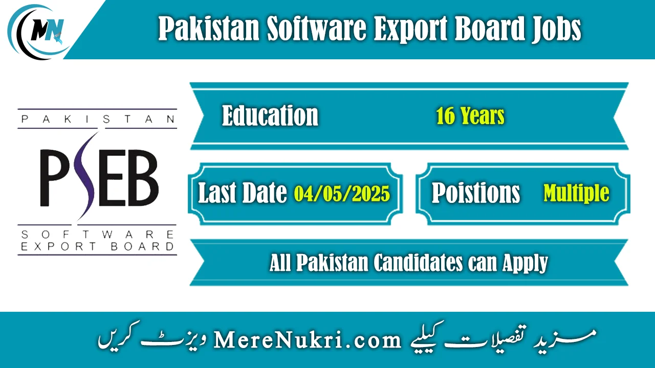 Pakistan Software Export Board Jobs