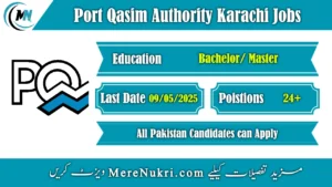 Port Qasim Authority Karachi Jobs
