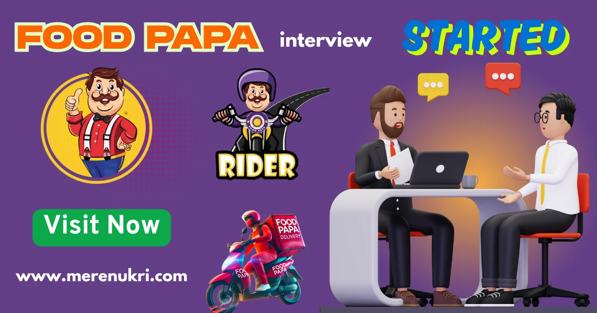Interview Schedule of Food Papa Karachi Jobs
