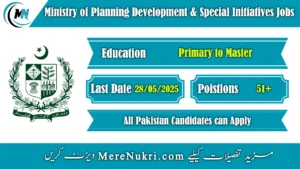 Ministry of Planning Development and Special Initiatives Jobs