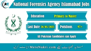 National Forensics Agency Islamabad Jobs