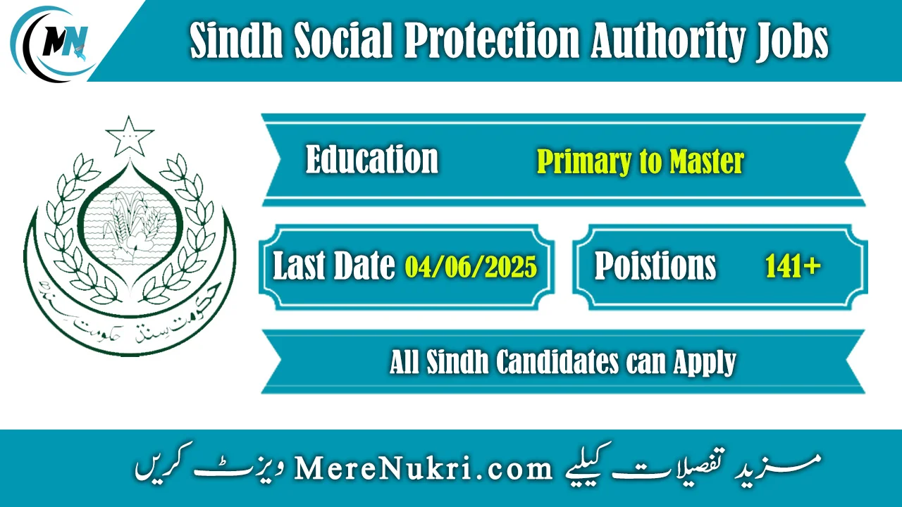 Sindh Social Protection Authority Jobs