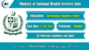 Ministry of National Health Services Jobs