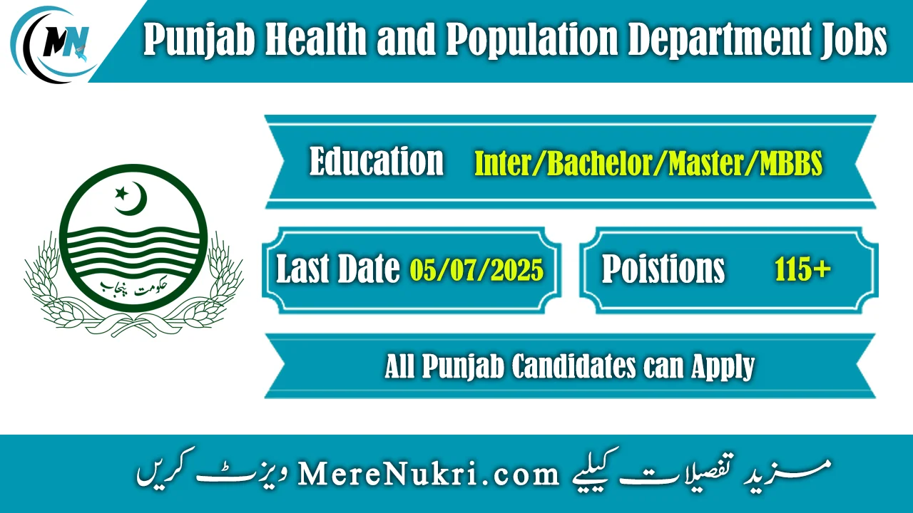 Punjab Health and Population Department Jobs