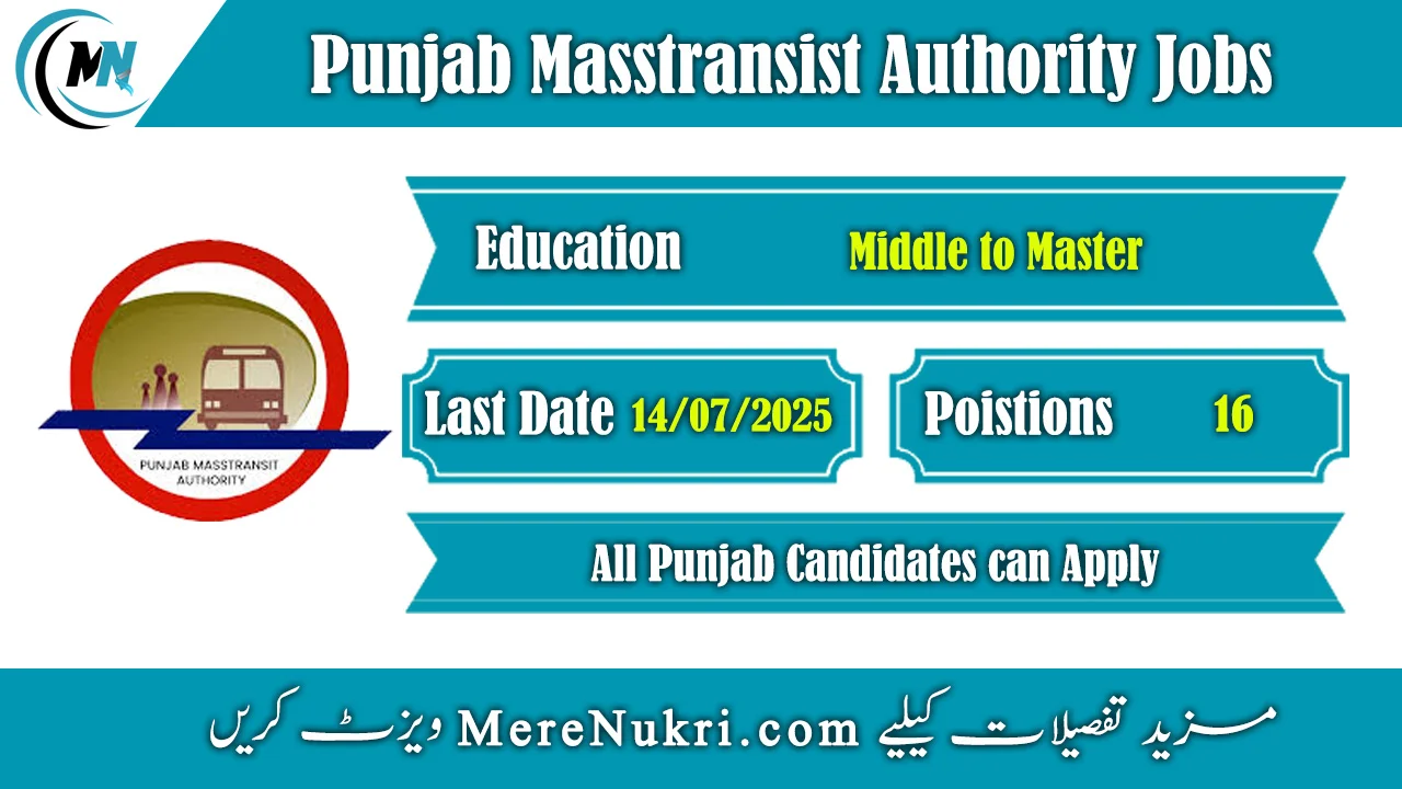 Punjab Masstransist Authority Jobs