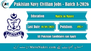 Pakistan Navy Civilian Jobs