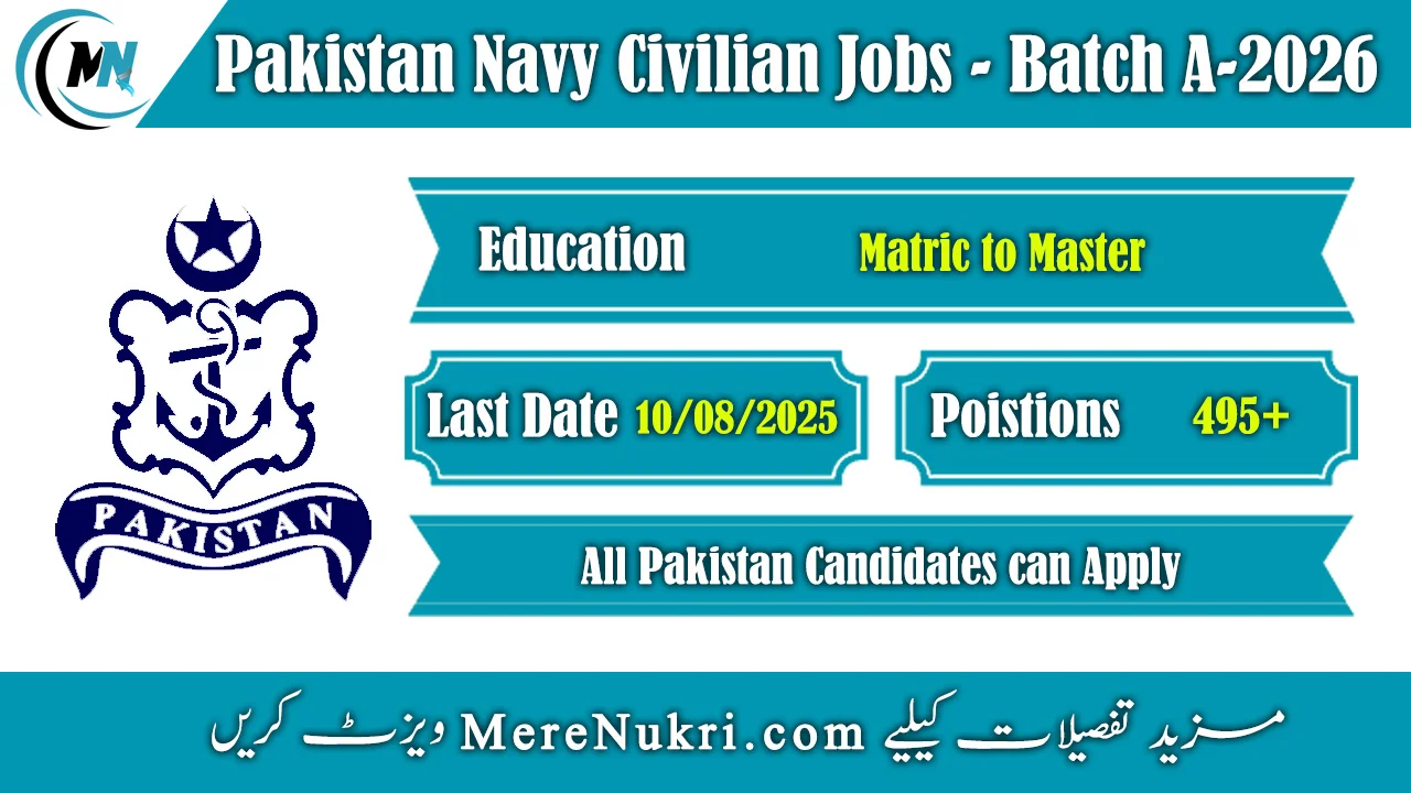Pakistan Navy Civilian Jobs