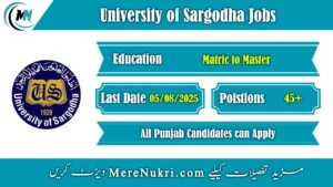 University of Sargodha Jobs