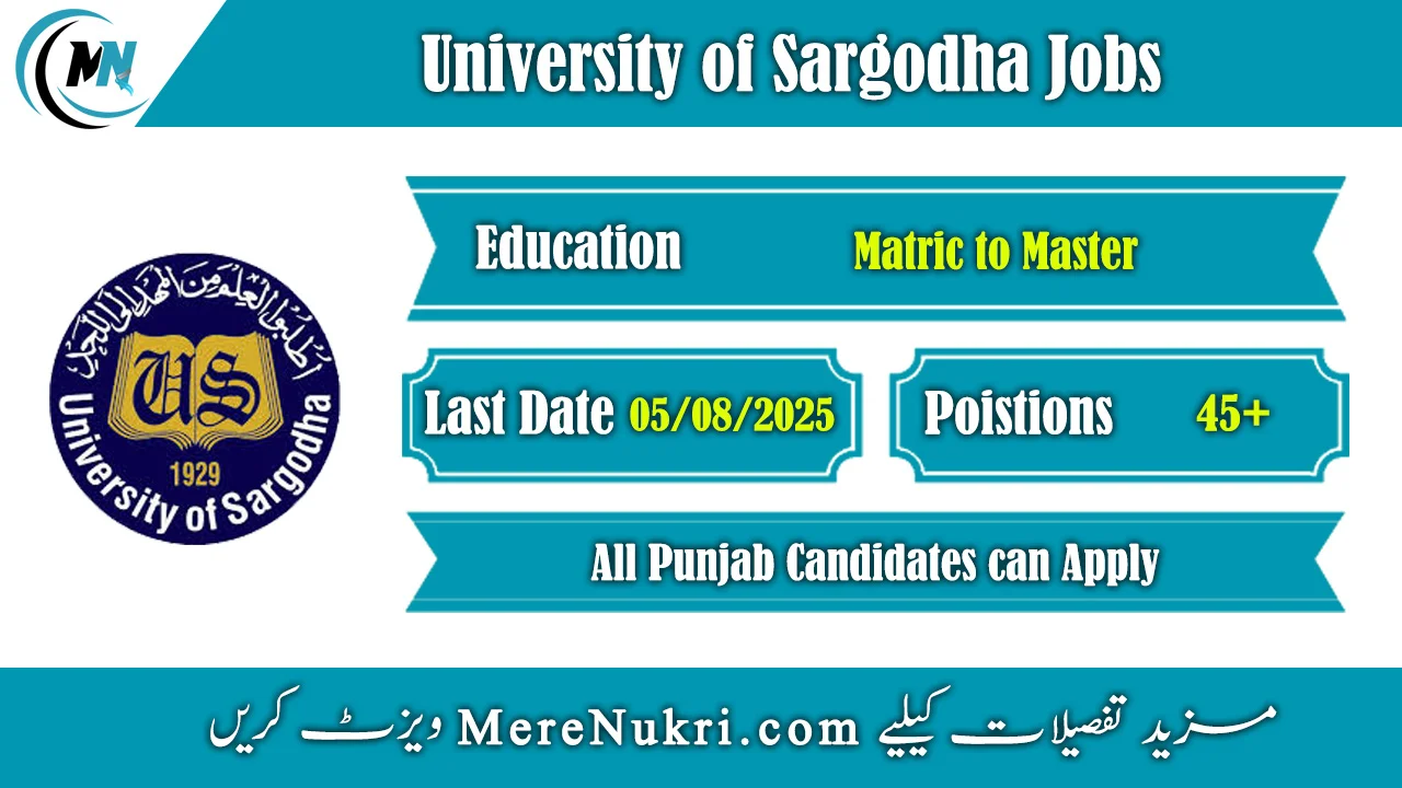 University of Sargodha Jobs