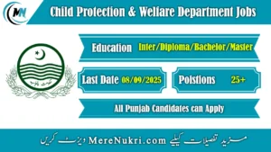 Child Protection & Welfare Department Jobs