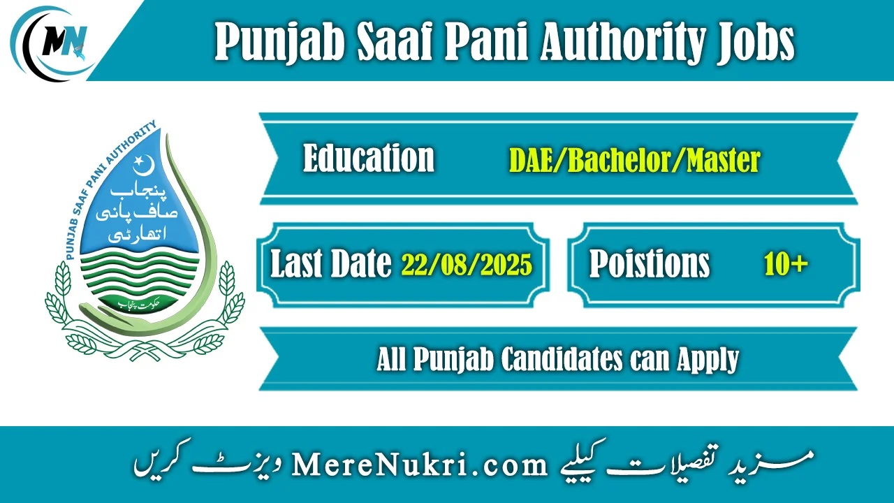 Punjab Saaf Pani Authority Jobs