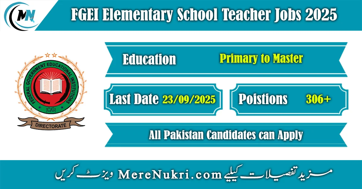FGEI Elementary School Teacher Jobs 2025